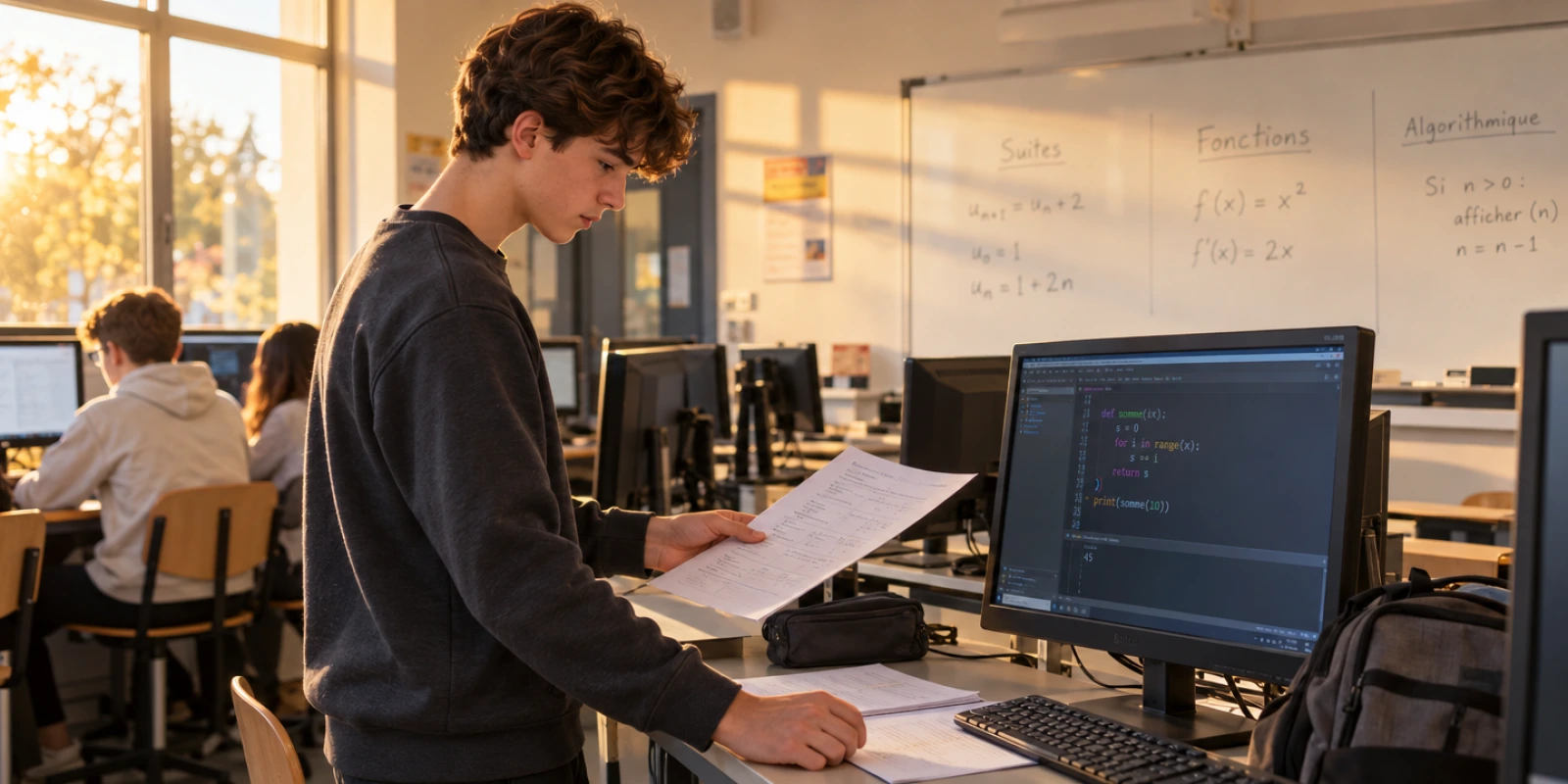 Annales et sujets corrigés du Bac Français et Maths 1ère